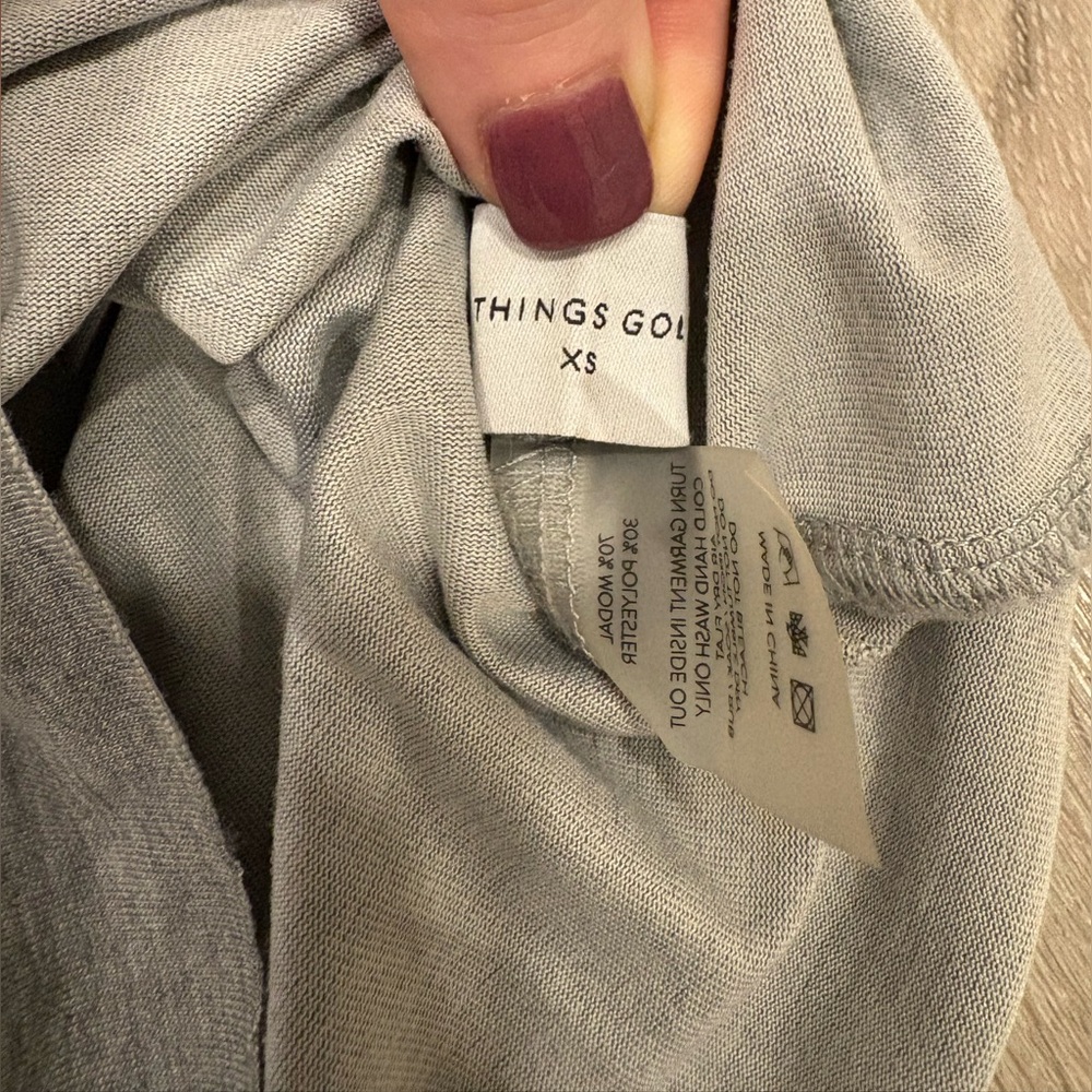 All Things Golden The Modal L/S Midi Dress Size XS - Mid Gray- Limited Edition - Picture 6 of 12
